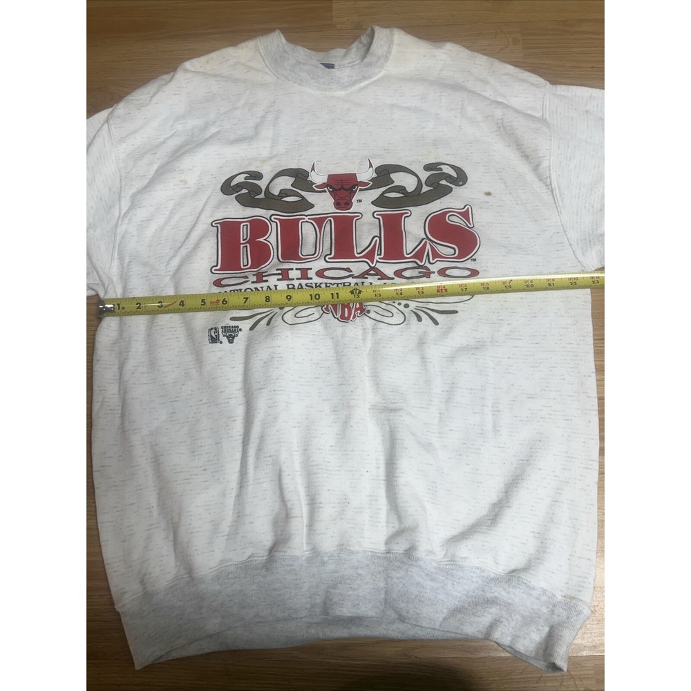 90s Spectator‎ Sports Chicago Bulls Men's XL Crew Neck Sweatshirt - Picture 7 of 9